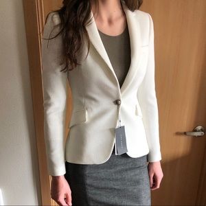 Zara white blazer